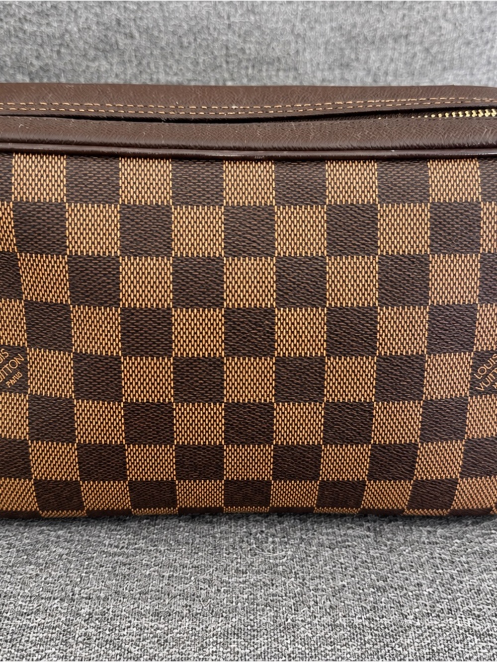 Louis Vuitton Brown Damier Ebene Toiletry Pouch